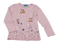 Svetloružové tričko s Minnie Topolino