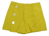 Žltá skort sukňa Zara