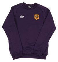 Fialová mikina s leopardom Umbro