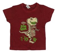 Vínové tričko s dinosaurom Roly