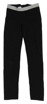 Čierne legíny so strieborným pasom Pepperts