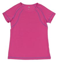 Neónově ružové funkčné tričko Crane
