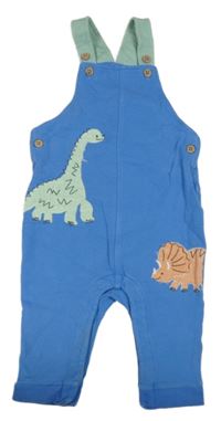 Modré laclové tepláky s dinosaury M&S