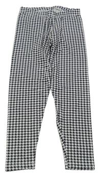 Černo-bílé vzorované legíny Y.F.K.