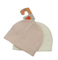 Nové - 2x - Čepice - Světlerůžová, smotanová PRIMARK