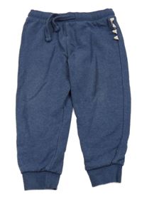 Tmavomodré melírované tepláky s ostny M&S