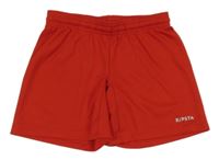 Červené funkčné športové kraťasy s logom KIPSTA