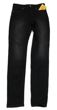 Černé skinny fit rifle H&M