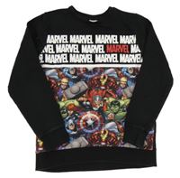 Čierno-farebná mikina s Avengers Next