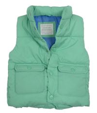 Zelená šušťáková zateplená vesta Primark