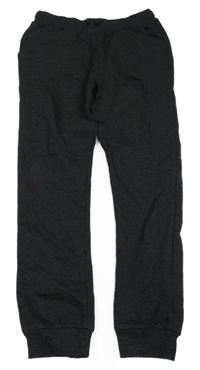 Antracitové melírované tepláky X-Mail