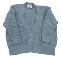 Modrý prepínaci oversize sveter Topolino