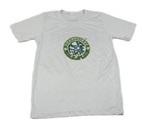 Biele športové tričko s potlačou