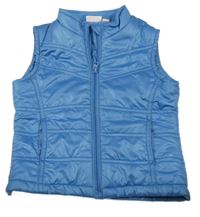 Modrá šušťáková zateplená vesta Impidimpi