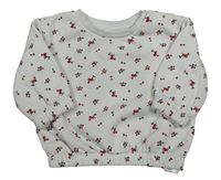 Biela kvetovaná mikina Primark