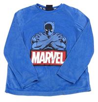 Modré plyšové pyžamové tričko s Marvel Primark