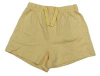 Žluté bavlněné kraťasy dunnes