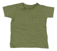 Khaki tričko s vreckom Name it