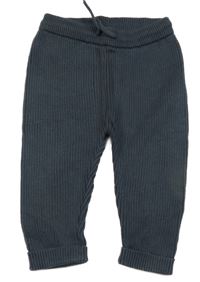 Tmavosivé pletené tepláky George