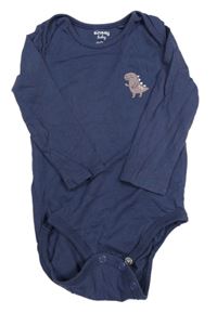 Tmavomodré body s dinem Sinsay