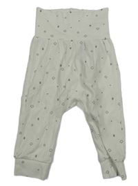 Biele tepláky so stromami H&M