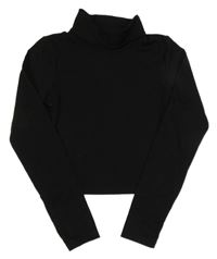 Čierny crop rolák H&M