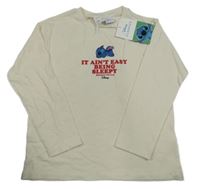 Nové - Smetanové triko se Stitchem Zara