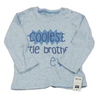 Nové - Svetlomodré tričko s nápisom Dunnes