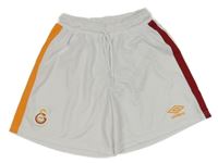 Bílo-hořčicovo-vínové sportovní kraťasy Umbro