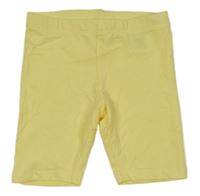 Žlté elastické kraťasy H&M