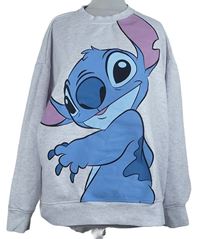 Dámska sivá mikina so Stitchem zn. Disney