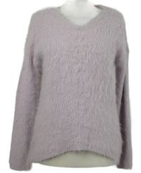 Dámsky lila chlpatý sveter Atmosphere