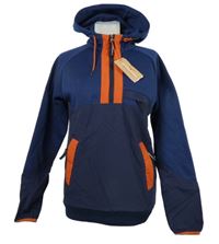 Nové - Pánská tmavomodro-oranžová sportovní thermo bundomikina s kapucí Avventura 