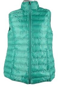 Dámska mátová šušťáková zateplená vesta