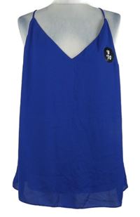 Nové - Dámský kobaltově modrý volný top F&F