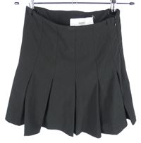 Dámska čierna skladaná sukňa Bershka