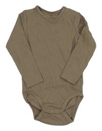 Béžové rebrované body H&M