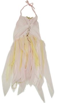 Kostým- Světlerůžovo-žluté šaty