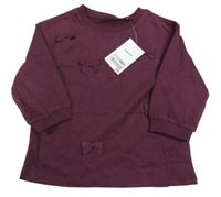 Nové - Lilkové triko s mašličkami Next