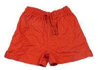 Červené plátěné kraťasy M&S