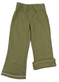Khaki tepláky 