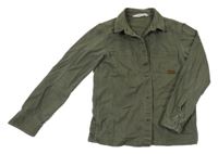Khaki riflová košile H&M