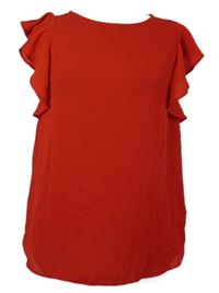 Dámská červená hlaenka s volánky F&F