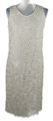 Dámské smetanové madeirové šaty Michael