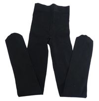 Dámske čierne silonové neprůsvitné pančuchy