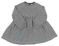 Čierno-biele kockované šaty Next