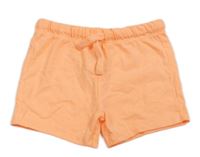 Neónově oranžové bavlnené kraťasy F&F