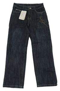 Nové - Tmavomodré rifle s nápisom Star Jack