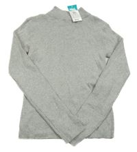 Nové - sivý rebrovaný sveter Matalan