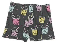 Tmavosivé bavlnené kraťasy s kelímky George